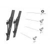 Plokščio ekrano tvirtinimo svirtis MULTIBRACKETS M Pro Series Tilt Arms 400mm, juoda, aliuminis/plienas, 2 vnt.