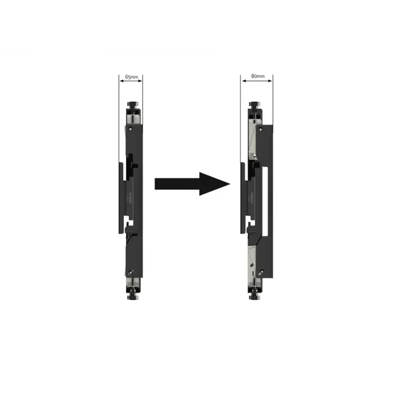 Plokščio ekrano tvirtinimo svirtis Multibrackets M Pro Series Micro-Adjustable Arms 400mm juoda plieninė