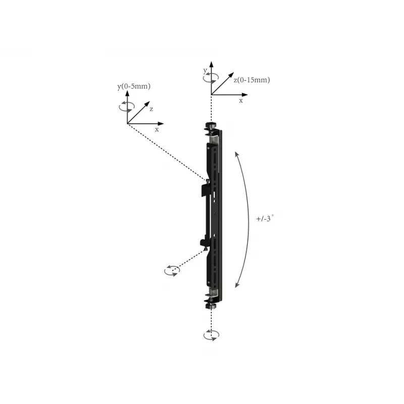 Plokščio ekrano tvirtinimo svirtis Multibrackets M Pro Series Micro-Adjustable Arms 400mm juoda plieninė