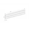 „Multibrackets M Pro“ serijos bėgis vienam ekranui, 68 cm, juodas