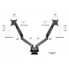 Multibrackets M VESA Gas Lift Arm Dual Side by Side Juoda Clamp 20 kg 15-32 inch