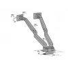 Multibrackets M VESA Gas Lift Arm Dual Side by Side Juoda Clamp 20 kg 15-32 inch