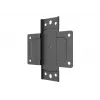 Multibrackets M Pro Series - Wallmount Plate Small, Sieninė plokštė, Juoda, Plienas, 30 kg, Bėgelis, M Pro Series