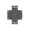 Multibrackets M Pro Series - Wallmount Plate Small, Sieninė plokštė, Juoda, Plienas, 30 kg, Bėgelis, M Pro Series