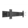 Multibrackets M Pro Series - Wallmount Plate Small, Sieninė plokštė, Juoda, Plienas, 30 kg, Bėgelis, M Pro Series