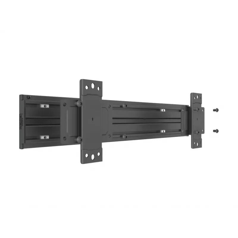 Multibrackets M Pro Series - Wallmount Plate Small, Sieninė plokštė, Juoda, Plienas, 30 kg, Bėgelis, M Pro Series