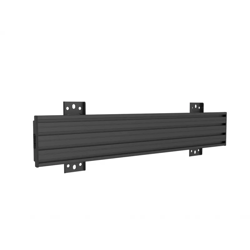 Multibrackets M Pro Series - Wallmount Plate Small, Sieninė plokštė, Juoda, Plienas, 30 kg, Bėgelis, M Pro Series