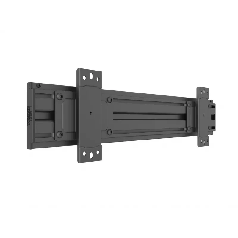 Multibrackets M Pro Series - Wallmount Plate Small, Sieninė plokštė, Juoda, Plienas, 30 kg, Bėgelis, M Pro Series