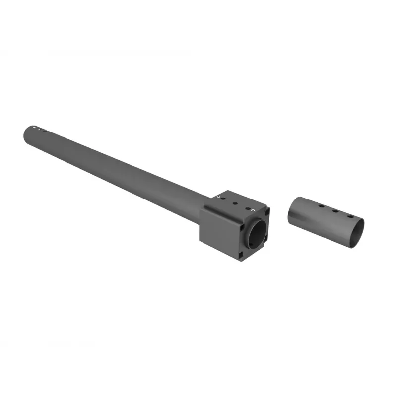 Polio gręžimo įtaisas MULTIBRACKETS M Pro Series — plieninis korpusas, juodas, 76,5×78,2 mm, 1,5 kg