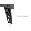 Multibrackets M VESA itin plonas pasukamas sieninis laikiklis Tilt 400 MAX, 81,3 cm (32 col.), 139,7 cm (55 col.), 100 x 100 mm, 400 x 400 mm, plastikas, plienas, juodas