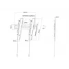 Multibrackets M VESA itin plonas pasukamas sieninis laikiklis Tilt 400 MAX, 81,3 cm (32 col.), 139,7 cm (55 col.), 100 x 100 mm, 400 x 400 mm, plastikas, plienas, juodas