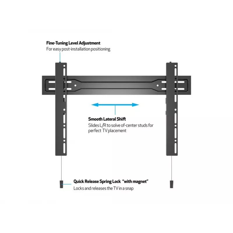 Multibrackets M VESA Wallmount Super plonas Fixed 600 MAX 35 kg 32-100 col.