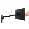 Stalinis laikiklis Multibrackets M VESA Deskmount Officeline Single II Juoda