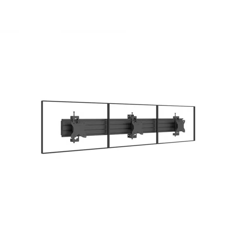 Multibrackets M Pro Series - Monitorio laikiklis Flex Pro 75/100, Laikiklis, Juoda, Plienas, 20 kg, Lubos/Grindys, Pro Series