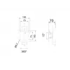 Multibrackets M Pro Series - Monitorio laikiklis Flex Pro 75/100, Laikiklis, Juoda, Plienas, 20 kg, Lubos/Grindys, Pro Series