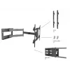 Multibrackets M Universalus ilgo siekio laikiklis 1010 mm HD Vienas 40 kg 42–75 coliams