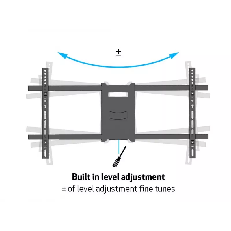 Multibrackets M Universalus ilgo siekio laikiklis 1010 mm HD Vienas 40 kg 42–75 coliams