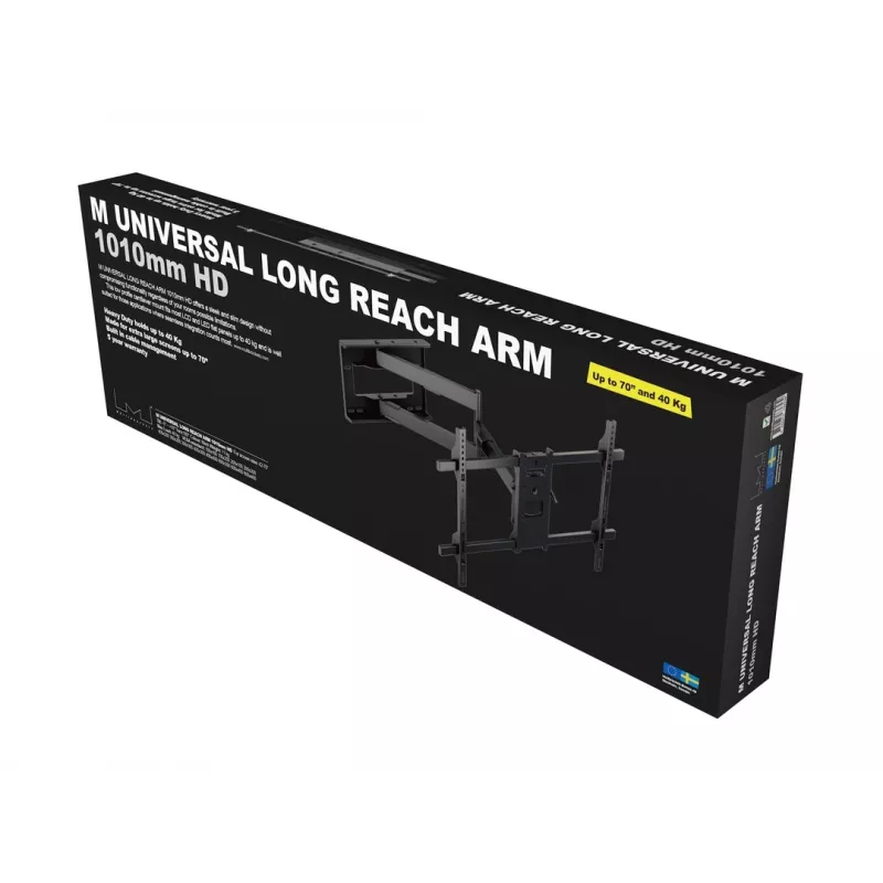 Multibrackets M Universalus ilgo siekio laikiklis 1010 mm HD Vienas 40 kg 42–75 coliams