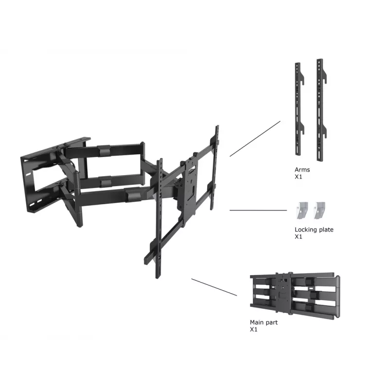 Multibrackets M Universal Long Reach Arm 910mm HD, Dual