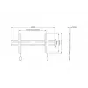 Multibrackets M OLED itin plonas fiksuotas televizoriaus sieninis laikiklis 50 kg 32–65 col.
