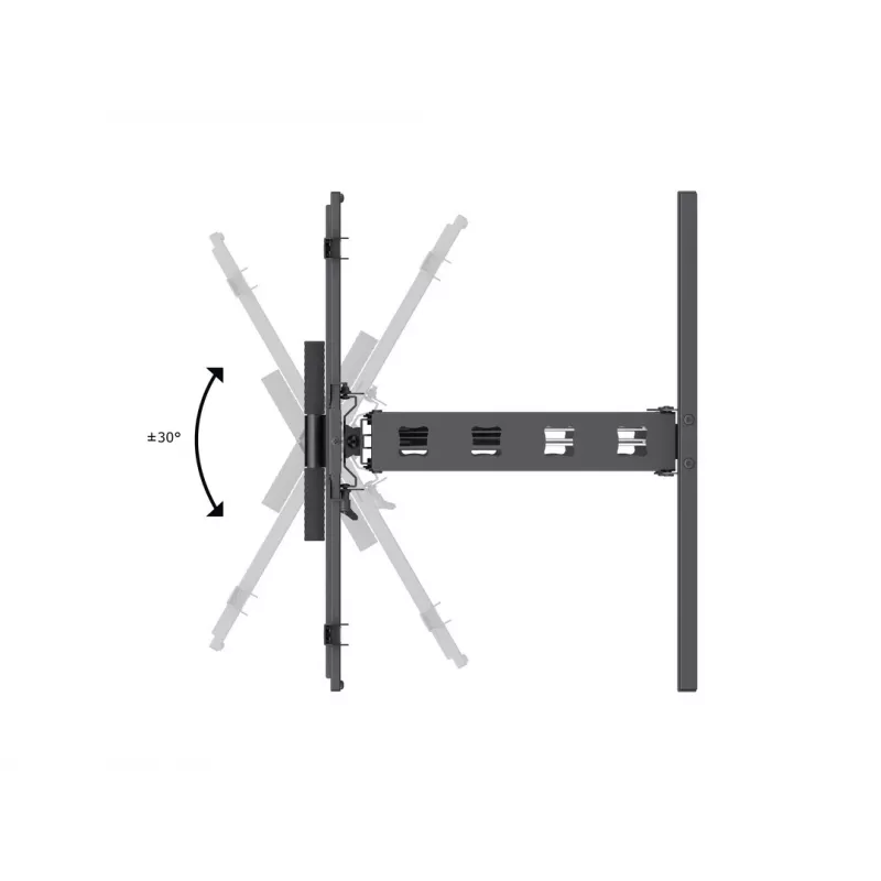 Multibrackets M Pull Down Full Motion Flexarm – spyruoklinis televizoriaus laikiklis (40 inch–65 inch, iki 28 kg)