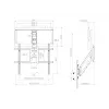 Multibrackets M Pull Down Full Motion Flexarm – spyruoklinis televizoriaus laikiklis (40 inch–65 inch, iki 28 kg)