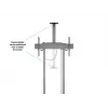 Multibrackets M Motorizuotas grindų stovas 120 kg juodas, su spintele ir kameros lentyna