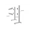 Įrenginio plokštė Multibrackets M Pro Series jungiamoji plokštė juoda plieninė 2,1 kg