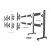 Įrenginio plokštė Multibrackets M Pro Series jungiamoji plokštė juoda plieninė 2,1 kg