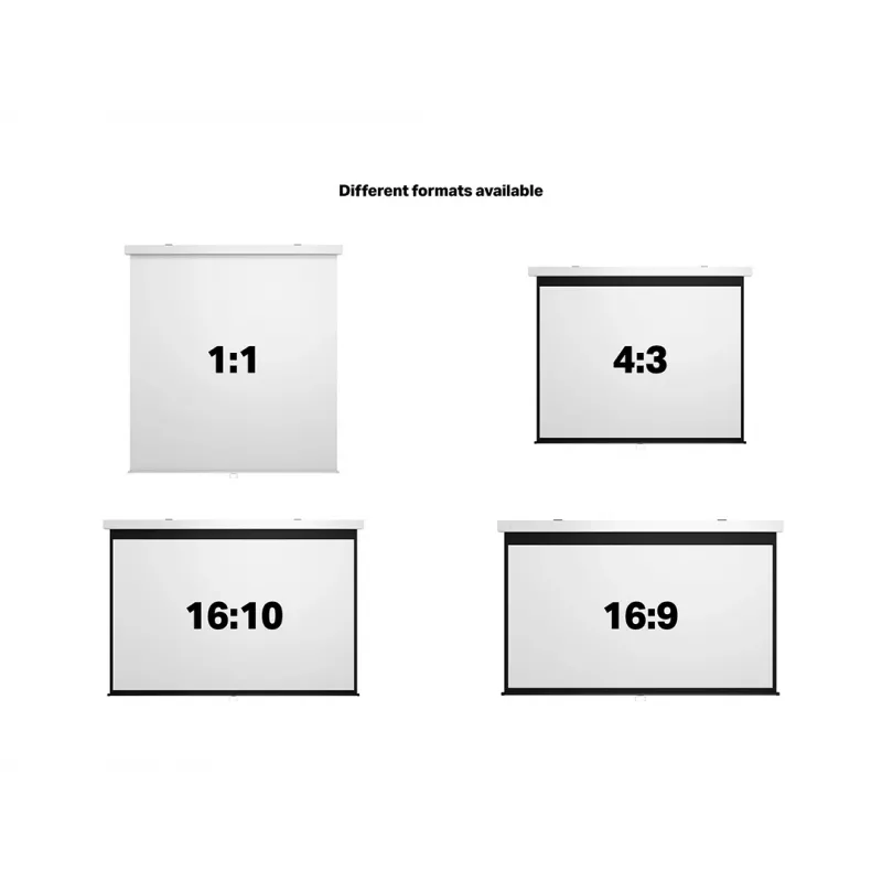 Multibrackets M 1:1 rankinė projekcinė drobė 240x240, 135 colių balta versija
