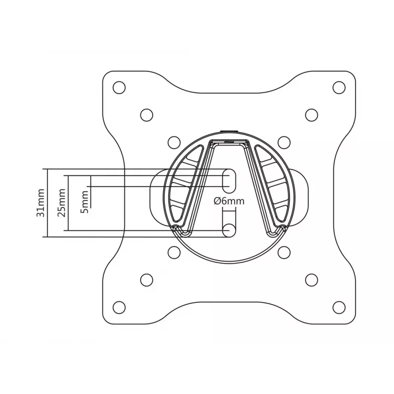 Multibrackets M VESA Full-Motion II 50 75 100 15 kg 22.9-81.3 cm
