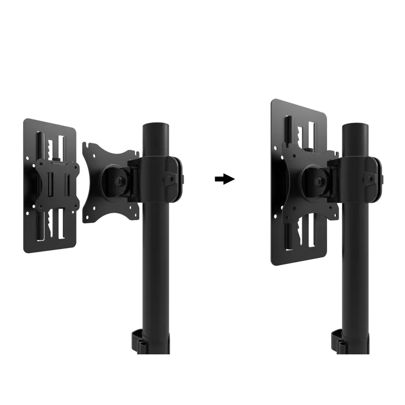 Multibrackets M VESA Monitor Slider Juoda Clamp 8 kg 13–27 colių