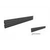 Multibrackets M Pro Series vieno ekrano bėgelis 100cm juodas