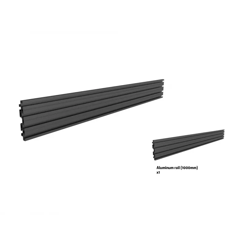 Multibrackets M Pro Series vieno ekrano bėgelis 100cm juodas