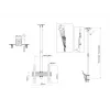 Multibrackets M Ceiling Mount Pro MBC1U VESA 400