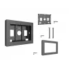 Korpusas MULTIBRACKETS M Pro Series ELO 10 colių monitoriams – plieninis, juodas, 2 kg