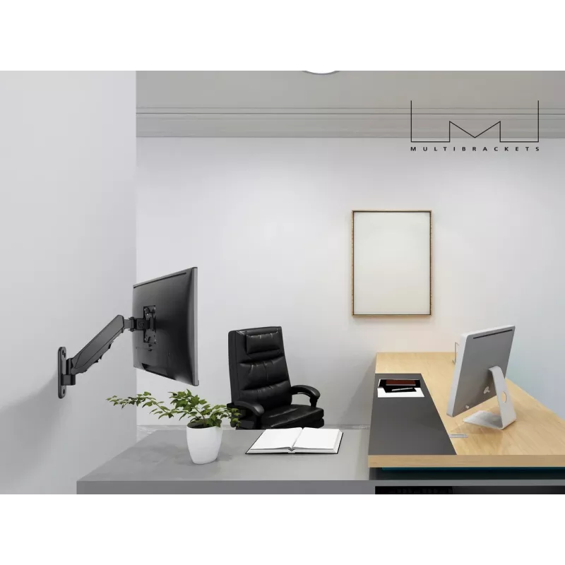 Multibrackets M Monitormount Wall Basic Single juodas 8 kg 43,2–81,3 cm (17–32 col.)