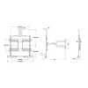 Multibrackets M Universal Flexarm Pro 60 kg Sound & Camera 60 kg talpa 55-85 col.