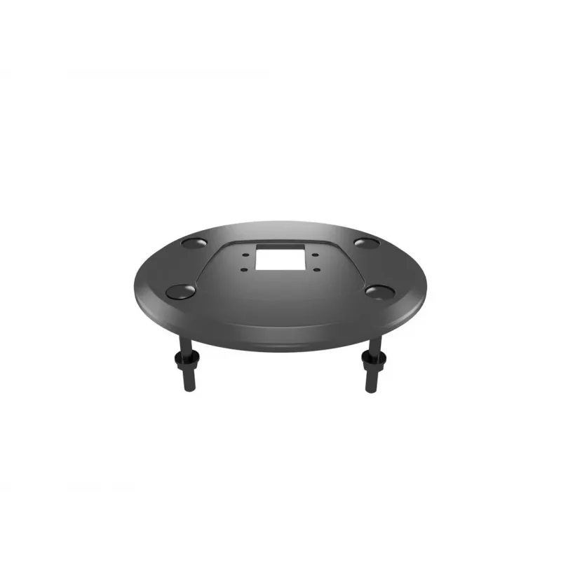 Grommet base MULTIBRACKETS M Deskmount HD — aliuminis korpusas, juodas, Ø 21 cm, H 40 mm, 500 g
