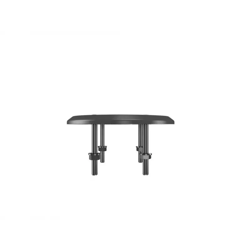 Grommet base MULTIBRACKETS M Deskmount HD — aliuminis korpusas, juodas, Ø 21 cm, H 40 mm, 500 g