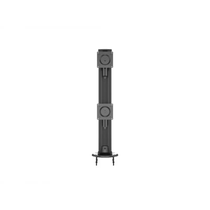 Grommet base MULTIBRACKETS M Deskmount HD — aliuminis korpusas, juodas, Ø 21 cm, H 40 mm, 500 g