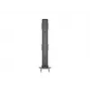 Grommet base MULTIBRACKETS M Deskmount HD — aliuminis korpusas, juodas, Ø 21 cm, H 40 mm, 500 g