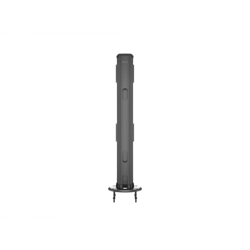 Grommet base MULTIBRACKETS M Deskmount HD — aliuminis korpusas, juodas, Ø 21 cm, H 40 mm, 500 g
