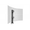 Grommet base MULTIBRACKETS M Deskmount HD — aliuminis korpusas, juodas, Ø 21 cm, H 40 mm, 500 g