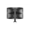 Grommet base MULTIBRACKETS M Deskmount HD — aliuminis korpusas, juodas, Ø 21 cm, H 40 mm, 500 g