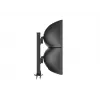 Grommet base MULTIBRACKETS M Deskmount HD — aliuminis korpusas, juodas, Ø 21 cm, H 40 mm, 500 g