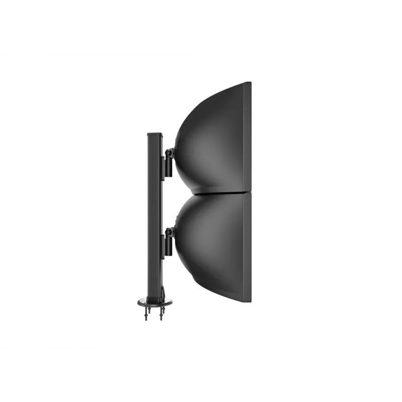 Grommet base MULTIBRACKETS M Deskmount HD — aliuminis korpusas, juodas, Ø 21 cm, H 40 mm, 500 g