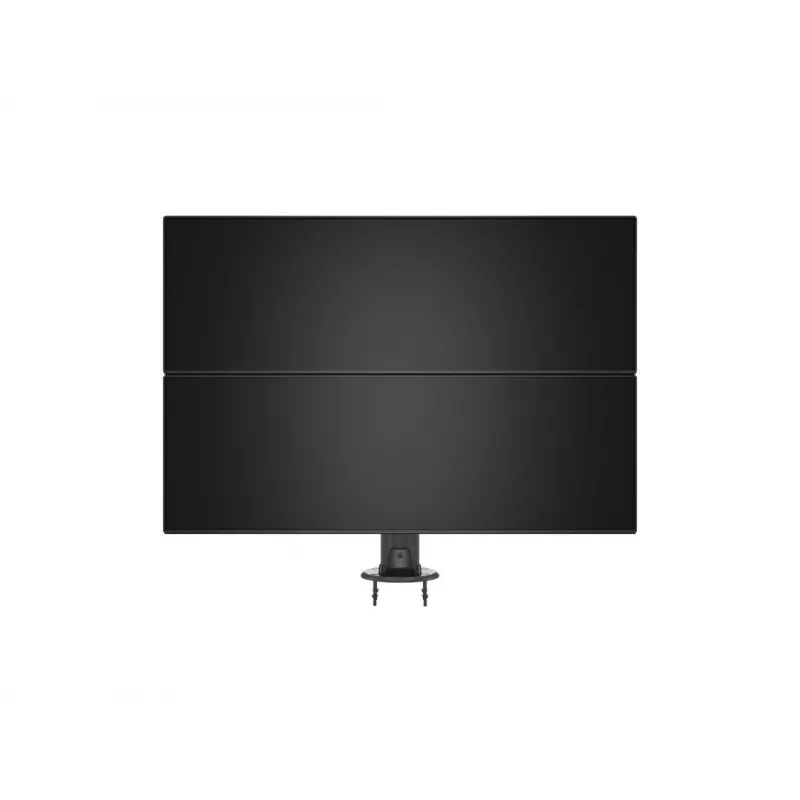 Grommet base MULTIBRACKETS M Deskmount HD — aliuminis korpusas, juodas, Ø 21 cm, H 40 mm, 500 g