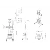 Grindų stovas ekranams MULTIBRACKETS M Public Basic 180 Plus — tinka 55–80 colių, maks. 90 kg, VESA 200x200–600x400, juodas