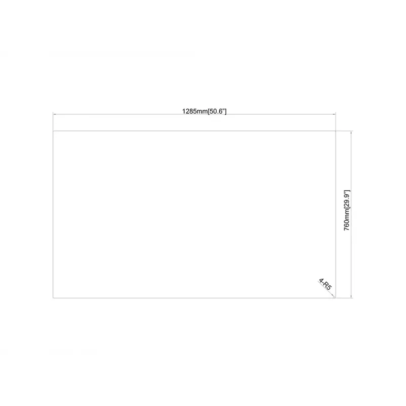 Multibrackets M Pro Series - Safety Sheet Polycarbonate 55 inch